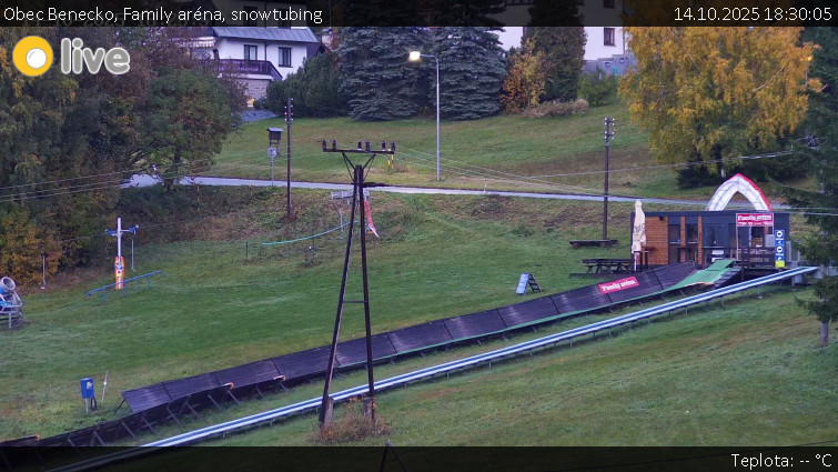 Obec Benecko - Family aréna, snowtubing - 14.10.2025 v 18:30 Obec Benecko - Family aréna, snowtubing - 14.10.2025 v 18:30