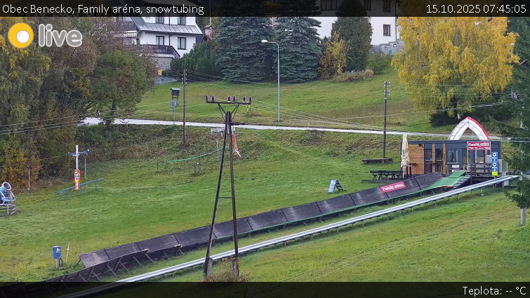 Obec Benecko - Family aréna, snowtubing - 15.10.2025 v 07:45 Obec Benecko - Family aréna, snowtubing - 15.10.2025 v 07:45