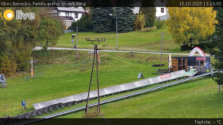 Obec Benecko - Family aréna, snowtubing - 15.10.2025 v 13:15 Obec Benecko - Family aréna, snowtubing - 15.10.2025 v 13:15