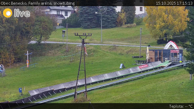 Obec Benecko - Family aréna, snowtubing - 15.10.2025 v 17:15 Obec Benecko - Family aréna, snowtubing - 15.10.2025 v 17:15