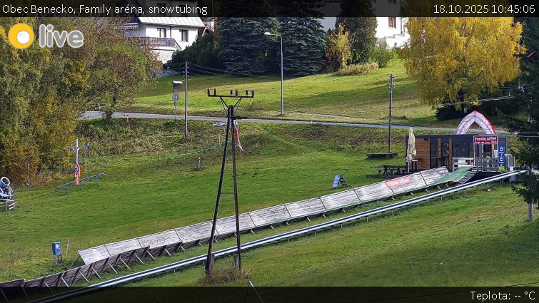 Obec Benecko - Family aréna, snowtubing - 18.10.2025 v 10:45 Obec Benecko - Family aréna, snowtubing - 18.10.2025 v 10:45