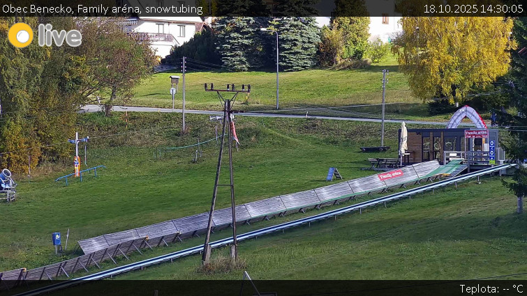 Obec Benecko - Family aréna, snowtubing - 18.10.2025 v 14:30 Obec Benecko - Family aréna, snowtubing - 18.10.2025 v 14:30