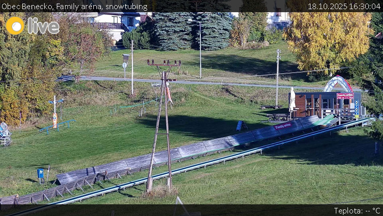 Obec Benecko - Family aréna, snowtubing - 18.10.2025 v 16:30 Obec Benecko - Family aréna, snowtubing - 18.10.2025 v 16:30
