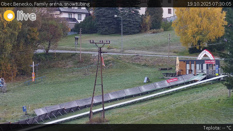 Obec Benecko - Family aréna, snowtubing - 19.10.2025 v 07:30 Obec Benecko - Family aréna, snowtubing - 19.10.2025 v 07:30