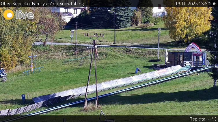 Obec Benecko - Family aréna, snowtubing - 19.10.2025 v 13:30 Obec Benecko - Family aréna, snowtubing - 19.10.2025 v 13:30
