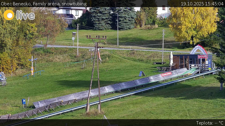 Obec Benecko - Family aréna, snowtubing - 19.10.2025 v 15:45 Obec Benecko - Family aréna, snowtubing - 19.10.2025 v 15:45