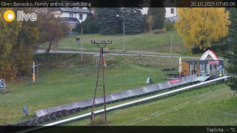Obec Benecko - Family aréna, snowtubing - 20.10.2025 v 07:45 Obec Benecko - Family aréna, snowtubing - 20.10.2025 v 07:45