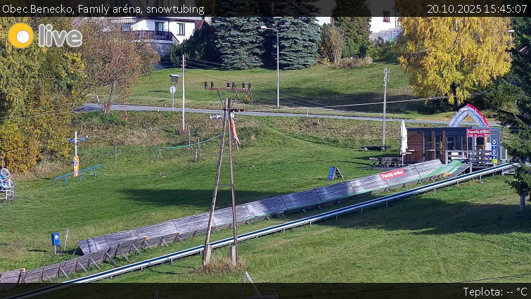 Obec Benecko - Family aréna, snowtubing - 20.10.2025 v 15:45 Obec Benecko - Family aréna, snowtubing - 20.10.2025 v 15:45