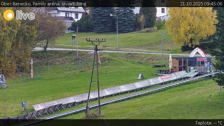 Obec Benecko - Family aréna, snowtubing - 21.10.2025 v 09:45 Obec Benecko - Family aréna, snowtubing - 21.10.2025 v 09:45