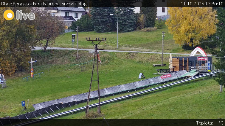 Obec Benecko - Family aréna, snowtubing - 21.10.2025 v 17:30 Obec Benecko - Family aréna, snowtubing - 21.10.2025 v 17:30