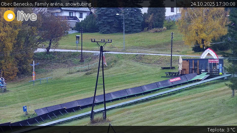 Obec Benecko - Family aréna, snowtubing - 24.10.2025 v 17:30 Obec Benecko - Family aréna, snowtubing - 24.10.2025 v 17:30
