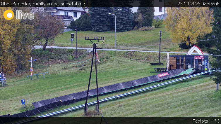 Obec Benecko - Family aréna, snowtubing - 25.10.2025 v 08:45 Obec Benecko - Family aréna, snowtubing - 25.10.2025 v 08:45
