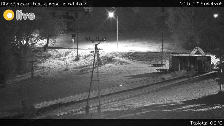 Obec Benecko - Family aréna, snowtubing - 27.10.2025 v 04:45 Obec Benecko - Family aréna, snowtubing - 27.10.2025 v 04:45