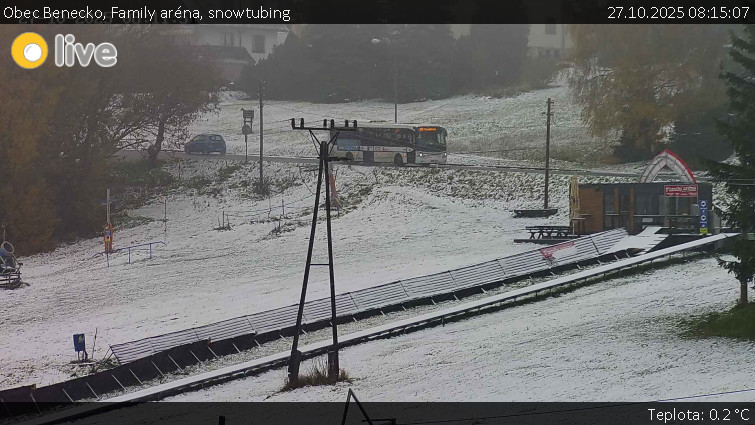 Obec Benecko - Family aréna, snowtubing - 27.10.2025 v 08:15 Obec Benecko - Family aréna, snowtubing - 27.10.2025 v 08:15