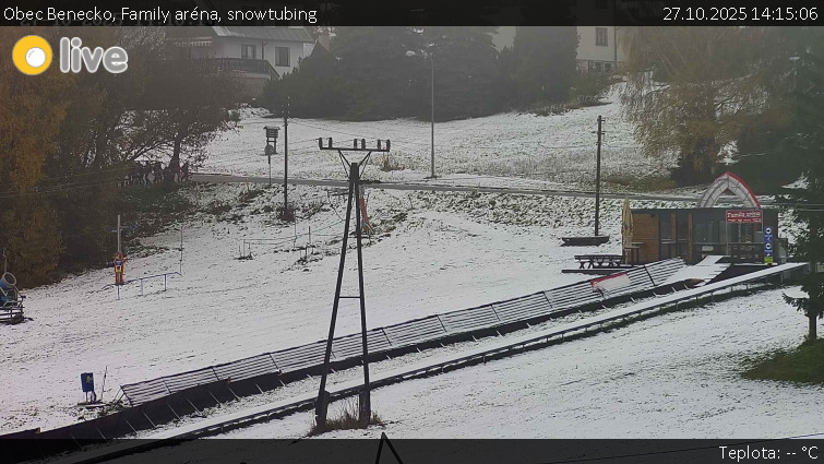 Obec Benecko - Family aréna, snowtubing - 27.10.2025 v 14:15 Obec Benecko - Family aréna, snowtubing - 27.10.2025 v 14:15
