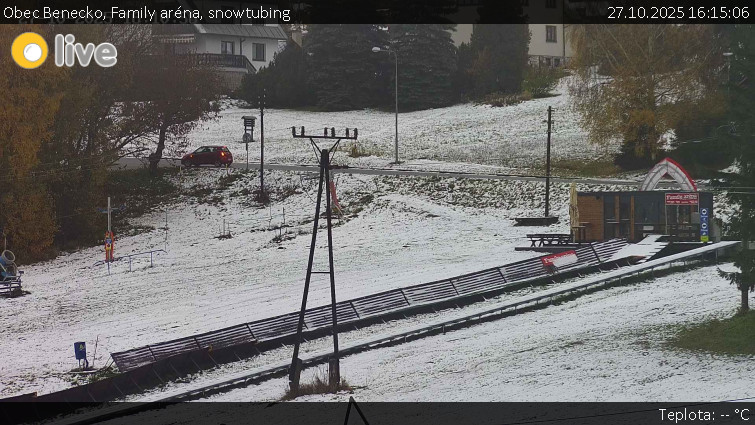 Obec Benecko - Family aréna, snowtubing - 27.10.2025 v 16:15 Obec Benecko - Family aréna, snowtubing - 27.10.2025 v 16:15