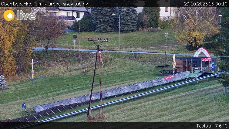Obec Benecko - Family aréna, snowtubing - 29.10.2025 v 16:30 Obec Benecko - Family aréna, snowtubing - 29.10.2025 v 16:30