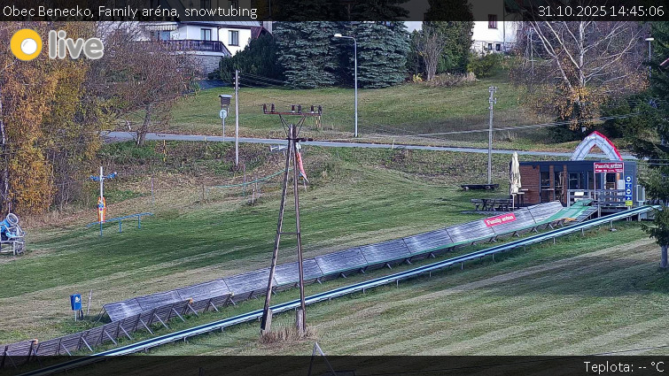 Obec Benecko - Family aréna, snowtubing - 31.10.2025 v 14:45 Obec Benecko - Family aréna, snowtubing - 31.10.2025 v 14:45