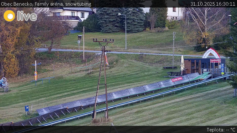 Obec Benecko - Family aréna, snowtubing - 31.10.2025 v 16:30 Obec Benecko - Family aréna, snowtubing - 31.10.2025 v 16:30