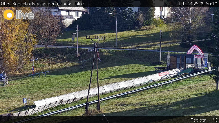 Obec Benecko - Family aréna, snowtubing - 1.11.2025 v 09:30 Obec Benecko - Family aréna, snowtubing - 1.11.2025 v 09:30