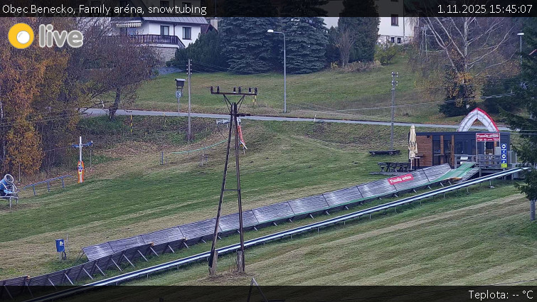 Obec Benecko - Family aréna, snowtubing - 1.11.2025 v 15:45 Obec Benecko - Family aréna, snowtubing - 1.11.2025 v 15:45