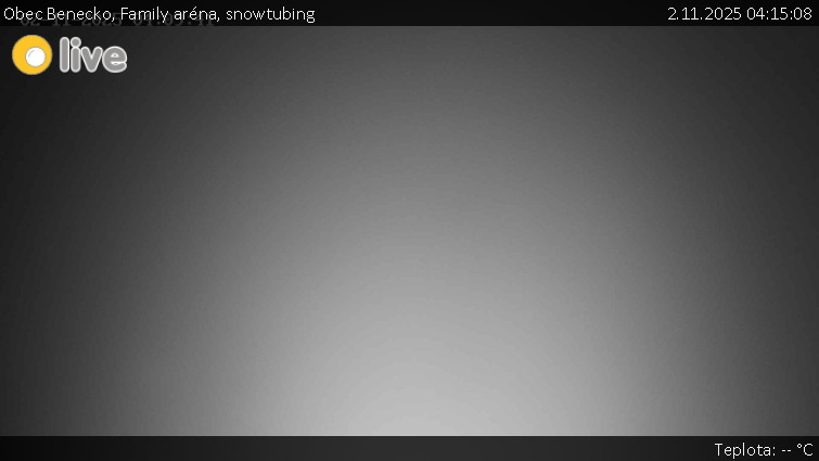 Obec Benecko - Family aréna, snowtubing - 2.11.2025 v 04:15 Obec Benecko - Family aréna, snowtubing - 2.11.2025 v 04:15