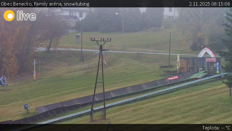 Obec Benecko - Family aréna, snowtubing - 2.11.2025 v 08:15 Obec Benecko - Family aréna, snowtubing - 2.11.2025 v 08:15