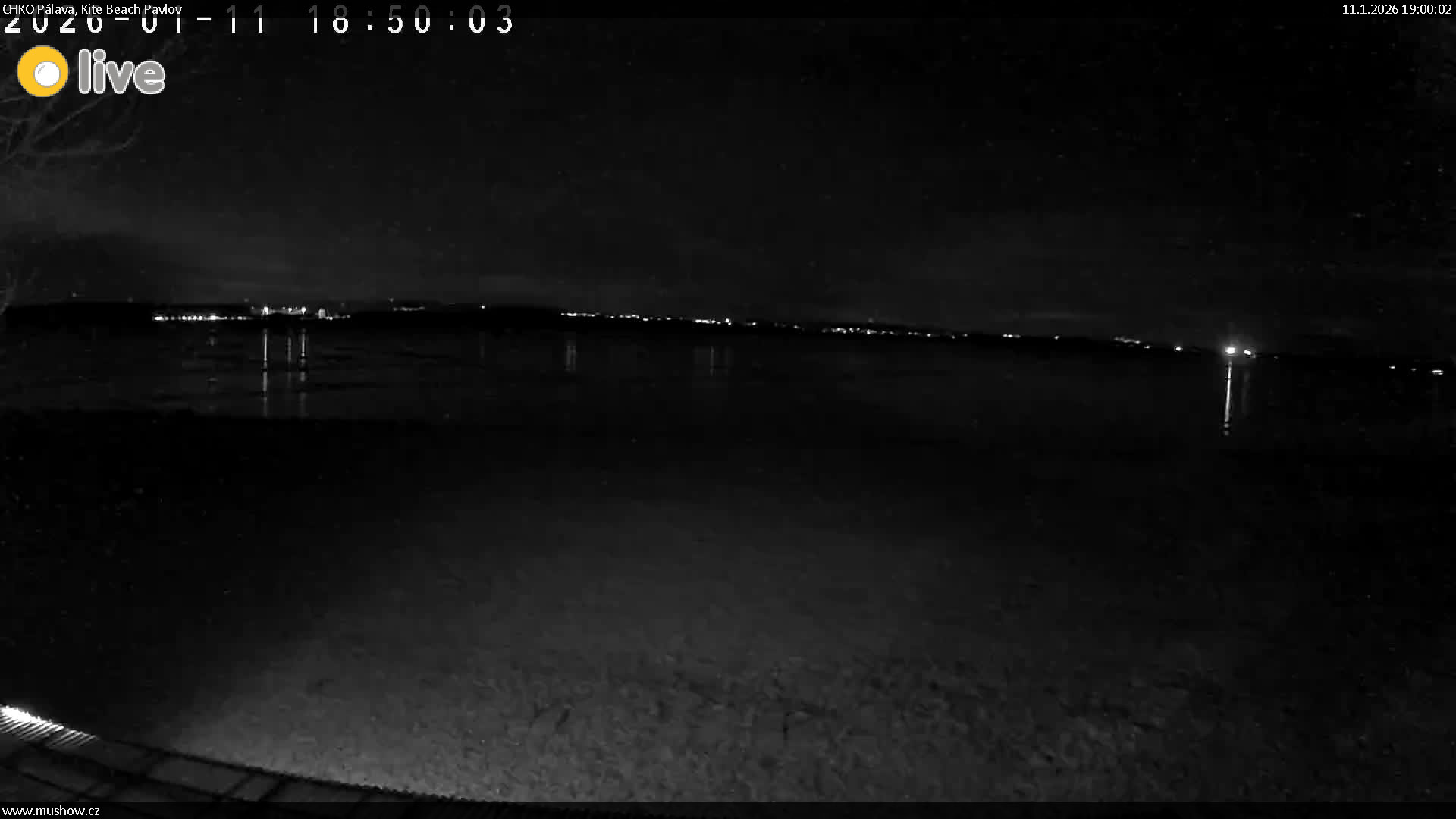 kamera CHKO Pálava Kite Beach Pavlov