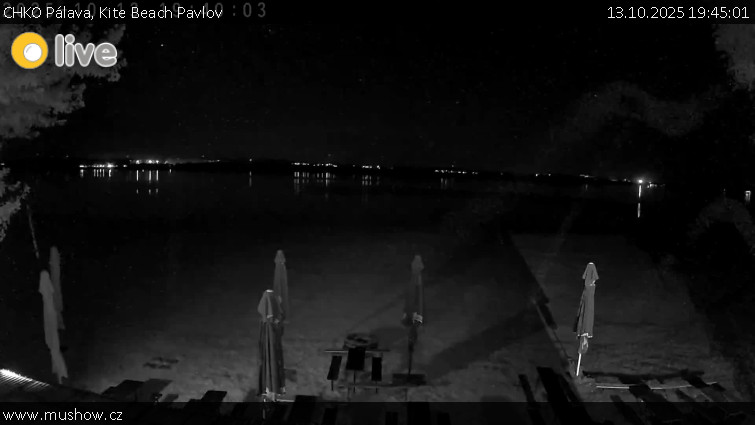 CHKO Pálava - Kite Beach Pavlov - 13.10.2025 v 19:45 CHKO Pálava - Kite Beach Pavlov - 13.10.2025 v 19:45