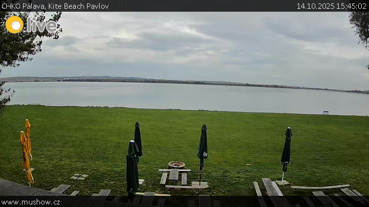 CHKO Pálava - Kite Beach Pavlov - 14.10.2025 v 15:45 CHKO Pálava - Kite Beach Pavlov - 14.10.2025 v 15:45