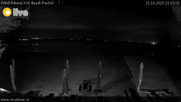 CHKO Pálava - Kite Beach Pavlov - 15.10.2025 v 23:15 CHKO Pálava - Kite Beach Pavlov - 15.10.2025 v 23:15