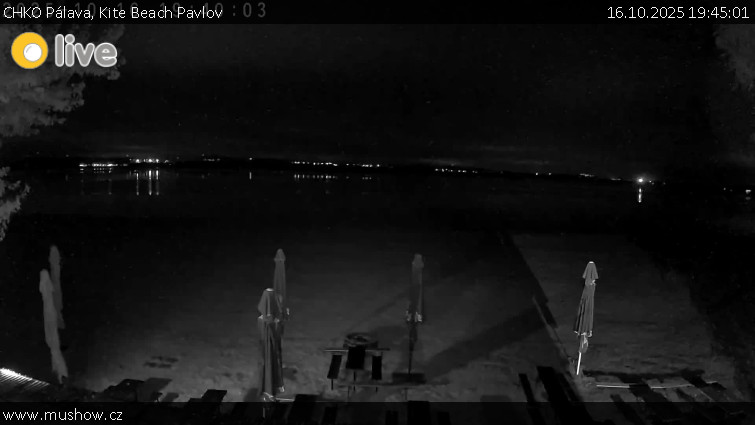 CHKO Pálava - Kite Beach Pavlov - 16.10.2025 v 19:45 CHKO Pálava - Kite Beach Pavlov - 16.10.2025 v 19:45