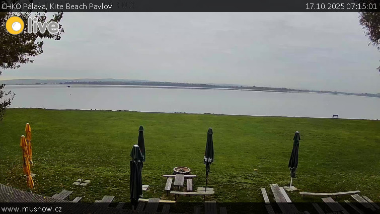 CHKO Pálava - Kite Beach Pavlov - 17.10.2025 v 07:15 CHKO Pálava - Kite Beach Pavlov - 17.10.2025 v 07:15