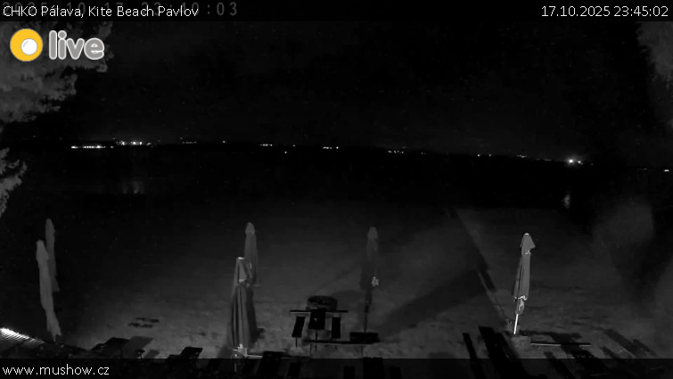 CHKO Pálava - Kite Beach Pavlov - 17.10.2025 v 23:45 CHKO Pálava - Kite Beach Pavlov - 17.10.2025 v 23:45
