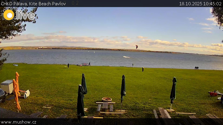 CHKO Pálava - Kite Beach Pavlov - 18.10.2025 v 10:45 CHKO Pálava - Kite Beach Pavlov - 18.10.2025 v 10:45