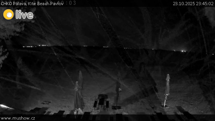 CHKO Pálava - Kite Beach Pavlov - 23.10.2025 v 23:45 CHKO Pálava - Kite Beach Pavlov - 23.10.2025 v 23:45