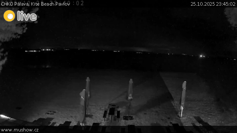 CHKO Pálava - Kite Beach Pavlov - 25.10.2025 v 23:45 CHKO Pálava - Kite Beach Pavlov - 25.10.2025 v 23:45