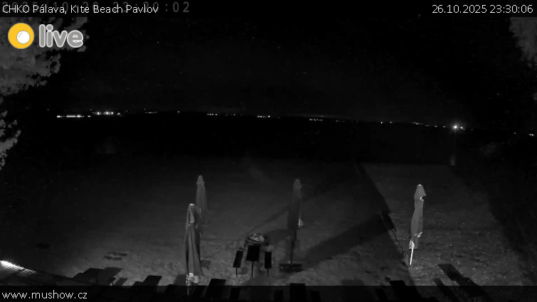 CHKO Pálava - Kite Beach Pavlov - 26.10.2025 v 23:30 CHKO Pálava - Kite Beach Pavlov - 26.10.2025 v 23:30