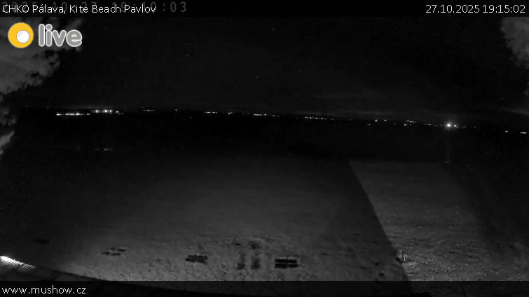 CHKO Pálava - Kite Beach Pavlov - 27.10.2025 v 19:15 CHKO Pálava - Kite Beach Pavlov - 27.10.2025 v 19:15