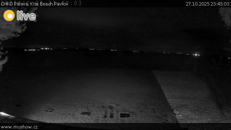 CHKO Pálava - Kite Beach Pavlov - 27.10.2025 v 23:45 CHKO Pálava - Kite Beach Pavlov - 27.10.2025 v 23:45