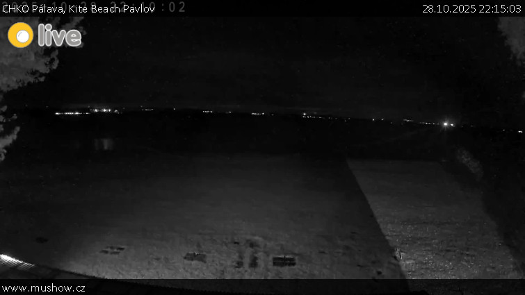CHKO Pálava - Kite Beach Pavlov - 28.10.2025 v 22:15 CHKO Pálava - Kite Beach Pavlov - 28.10.2025 v 22:15