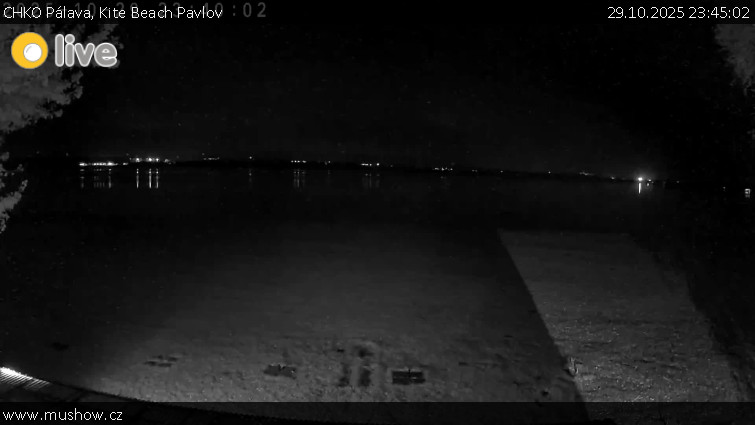 CHKO Pálava - Kite Beach Pavlov - 29.10.2025 v 23:45 CHKO Pálava - Kite Beach Pavlov - 29.10.2025 v 23:45