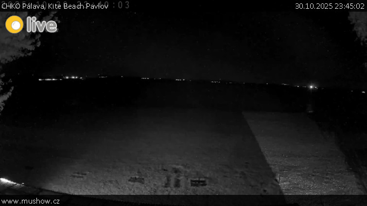 CHKO Pálava - Kite Beach Pavlov - 30.10.2025 v 23:45 CHKO Pálava - Kite Beach Pavlov - 30.10.2025 v 23:45