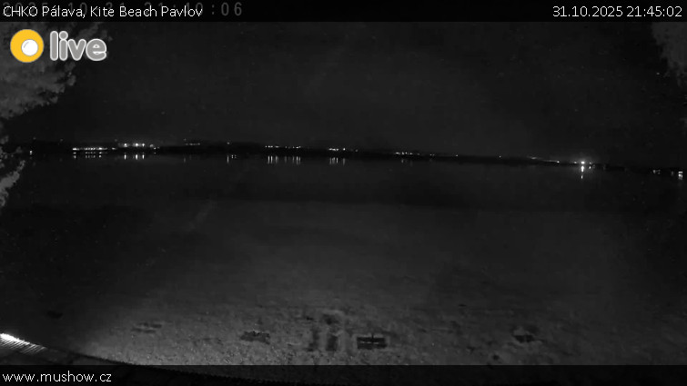 CHKO Pálava - Kite Beach Pavlov - 31.10.2025 v 21:45 CHKO Pálava - Kite Beach Pavlov - 31.10.2025 v 21:45