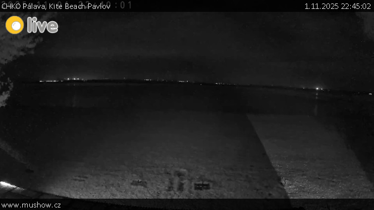 CHKO Pálava - Kite Beach Pavlov - 1.11.2025 v 22:45 CHKO Pálava - Kite Beach Pavlov - 1.11.2025 v 22:45
