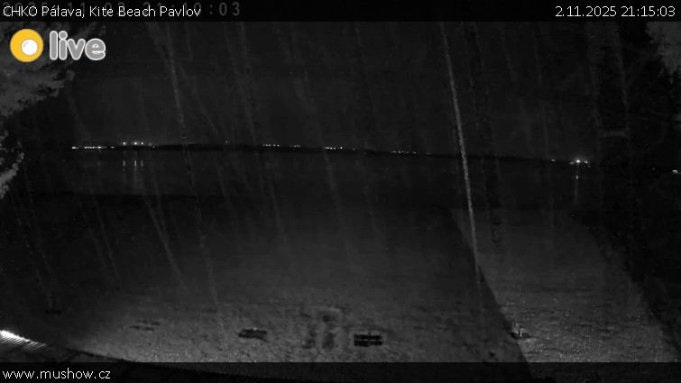 CHKO Pálava - Kite Beach Pavlov - 2.11.2025 v 21:15 CHKO Pálava - Kite Beach Pavlov - 2.11.2025 v 21:15