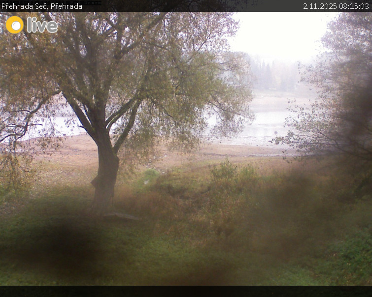 Přehrada Seč - Přehrada - 2.11.2025 v 08:15 Přehrada Seč - Přehrada - 2.11.2025 v 08:15