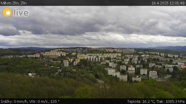 Město Zlín - Zlín - 18.4.2025 v 12:01 Město Zlín - Zlín - 18.4.2025 v 12:01