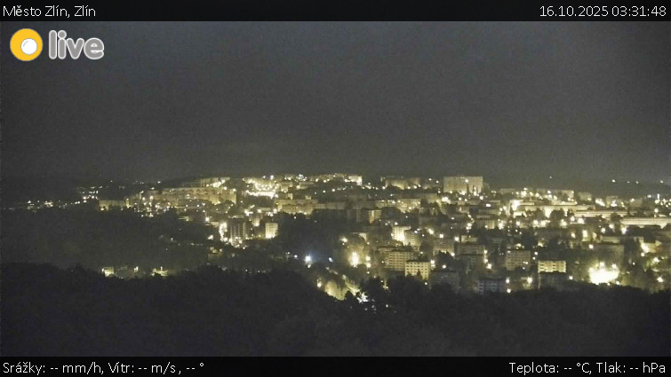 Město Zlín - Zlín - 16.10.2025 v 03:31 Město Zlín - Zlín - 16.10.2025 v 03:31
