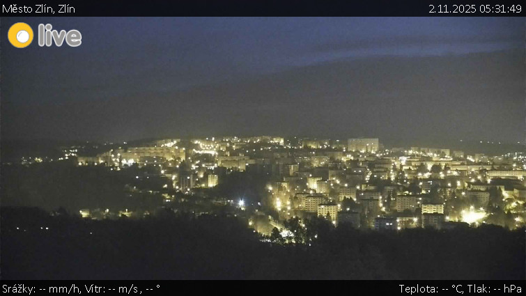 Město Zlín - Zlín - 2.11.2025 v 05:31 Město Zlín - Zlín - 2.11.2025 v 05:31